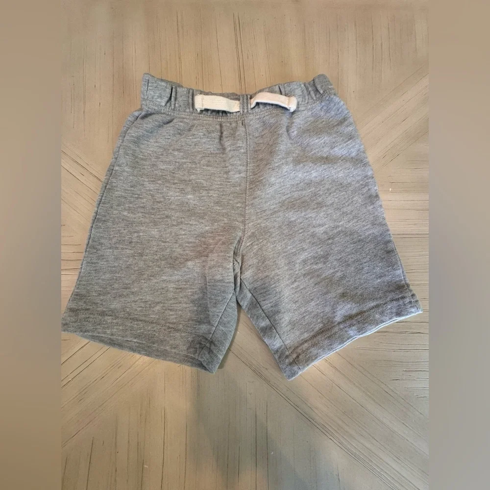 Children’s Place - Boys Terry Shorts – Size 5T – Bundle of 2 - Heather Gray